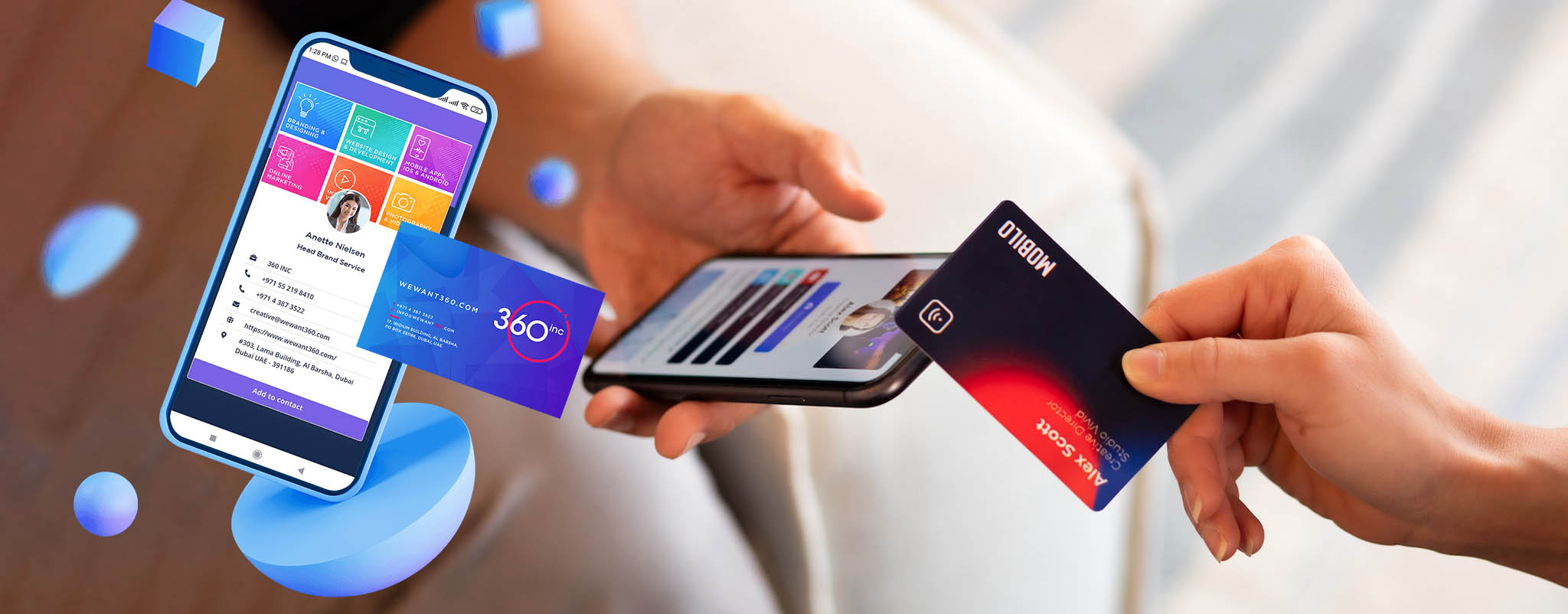 NFC Business Card Mini Website